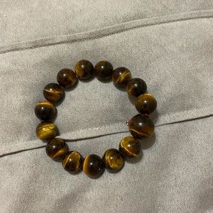 brown bead bracelet